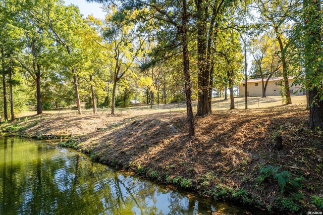 view of yard featuring a water view