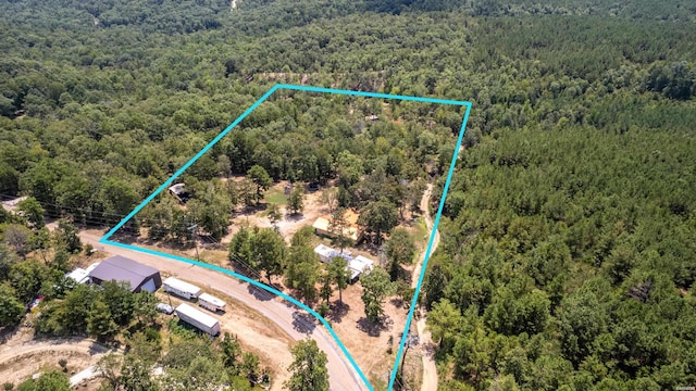 598 Timberlake Dr, Royal, AR 71968 - birds eye view of property featuring a forest view