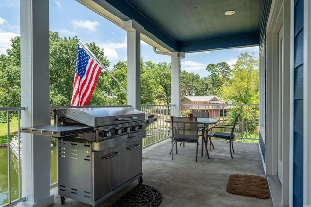 view of patio / terrace with outdoor dining space