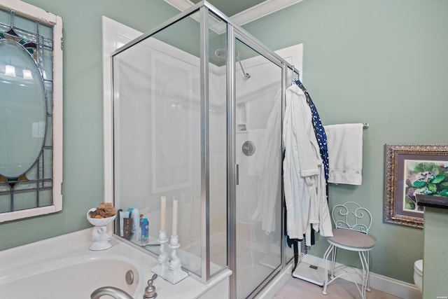409 Halteria Ln Unit B, Hot Springs, AR 71913 - full bath featuring a stall shower and a bathtub