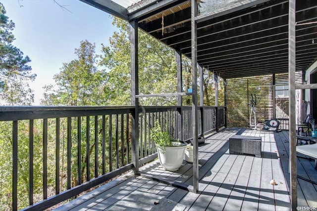 view of deck