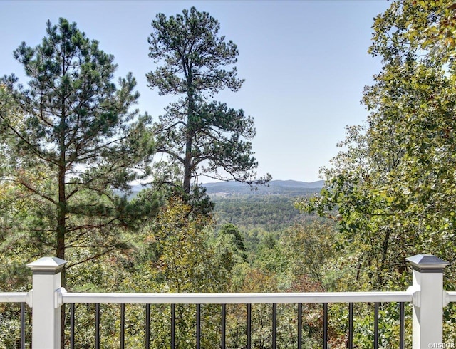 23 Ponferrada Way, Hot Springs Village, AR 71909 - view of mountain backdrop with a heavily wooded area