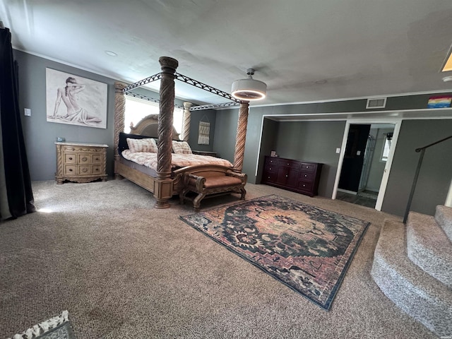612 Independence, Hot Springs, AR 71913 - carpeted bedroom featuring visible vents and a ceiling fan