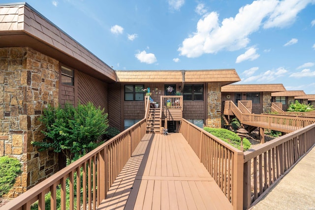 1412 Airport Rd, Hot Springs, AR 71913 - view of wooden deck