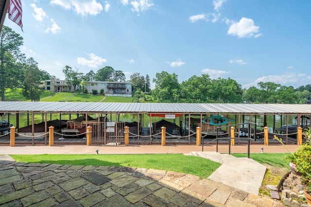 1412 Airport Rd, Hot Springs, AR 71913 - view of property's community with a dock and boat lift