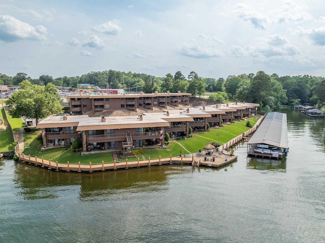 1412 Airport Rd, Hot Springs, AR 71913 - water view featuring a boat dock