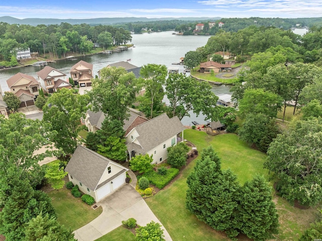 180 Port Au Prince, Hot Springs, AR 71913 - aerial perspective of suburban area featuring a large body of water