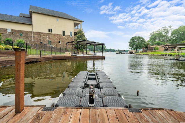 180 Port Au Prince, Hot Springs, AR 71913 - dock area featuring a water view