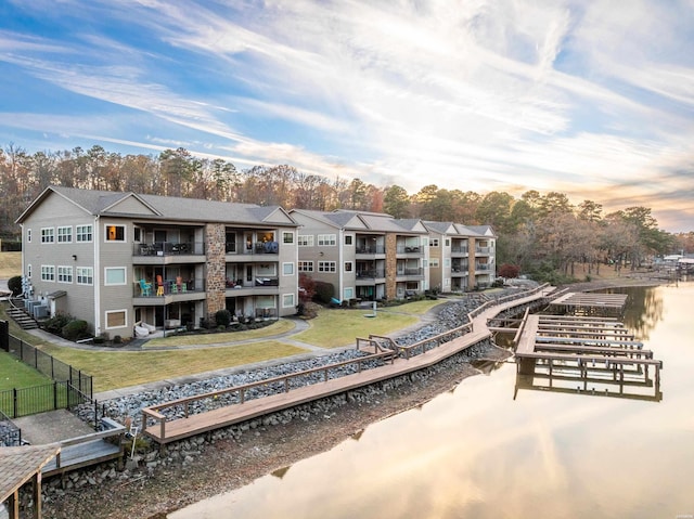 640 Arkridge Rd Unit D6, Hot Springs, AR 71913 - dock area featuring a water view and view of scattered trees