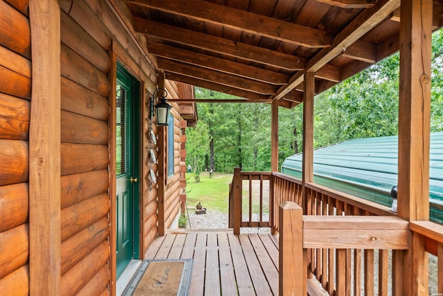 273 Alydar Trl, Hot Springs, AR 71901 - view of deck