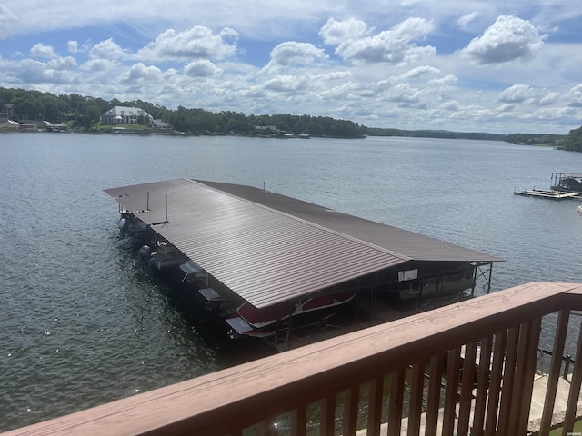 310 Kleinshore Rd Unit C6, Hot Springs, AR 71913 - dock area featuring a water view