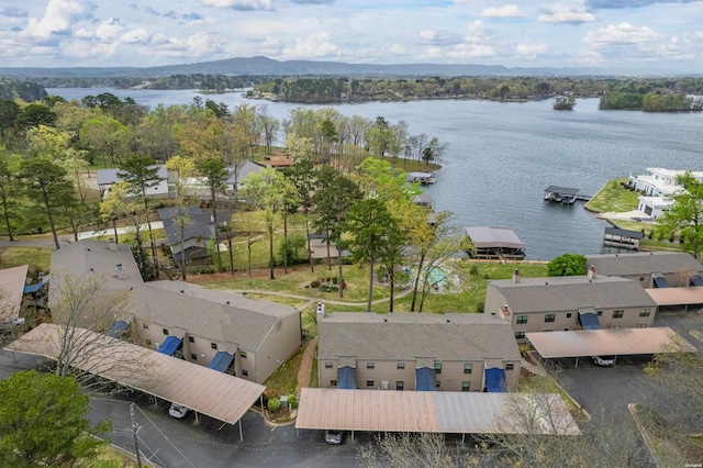 208 Daffodil St Unit C2, Hot Springs, AR 71913 - bird's eye view featuring a water view