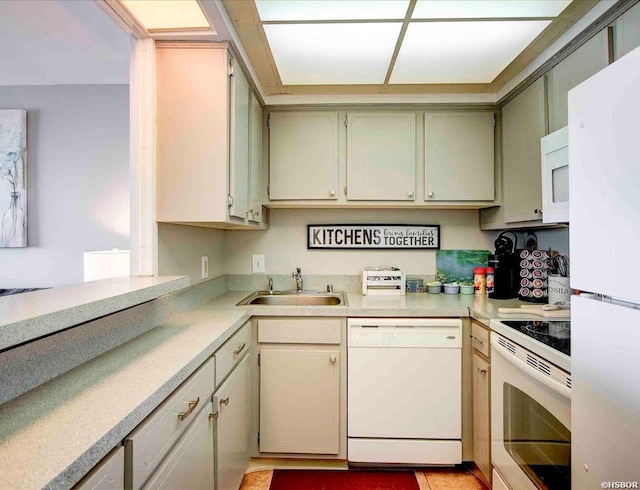 740 Weston Rd Unit A-706, Hot Springs, AR 71913 - kitchen with white appliances and light countertops