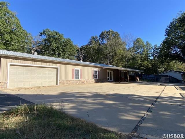 view of ranch-style home