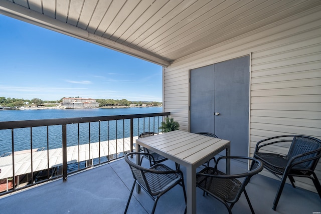 101 Long Island Dr Unit 303, Hot Springs, AR 71913 - balcony with a water view