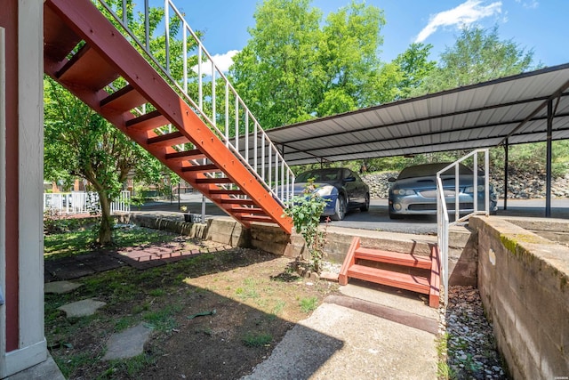 201 Audubon St Unit 1003, Hot Springs, AR 71913 - view of parking / parking lot featuring stairway and a carport