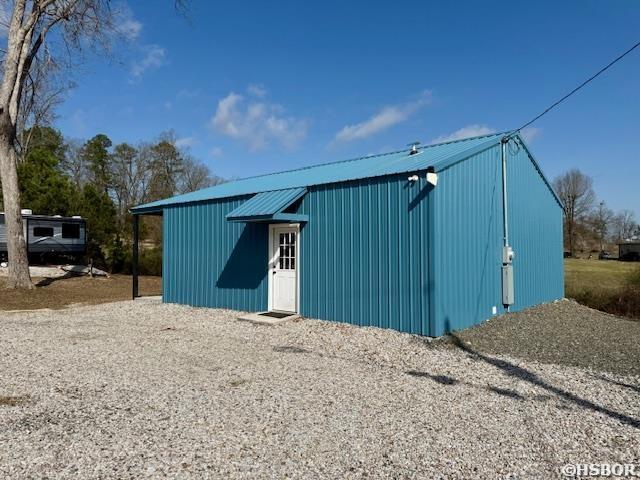 view of outbuilding with an outdoor structure