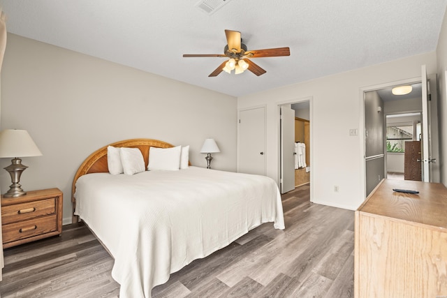 5371 Central Ave Unit 5L, Hot Springs, AR 71913 - bedroom featuring wood finished floors and ceiling fan