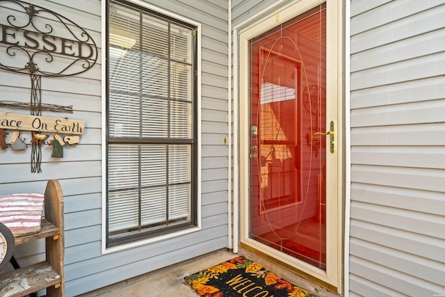 view of entrance to property