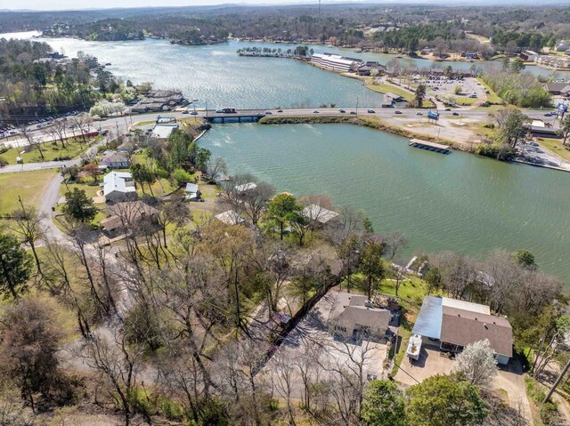 205 Ledgerock Rd, Hot Springs, AR 71913 - bird's eye view with a water view