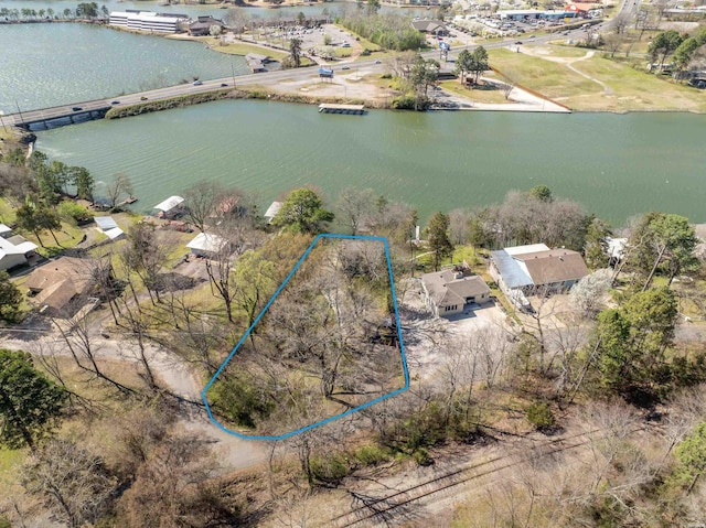 205 Ledgerock Rd, Hot Springs, AR 71913 - birds eye view of property with a water view