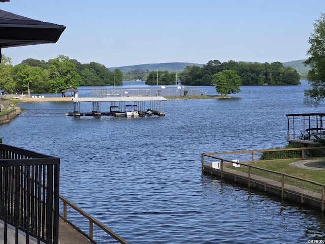 5371 Central Ave Unit 3C, Hot Springs, AR 71913 - dock featuring a water view
