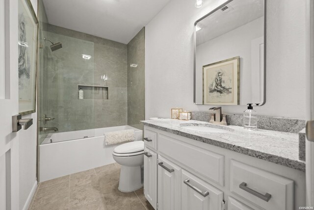 5371 Central Ave Unit 3C, Hot Springs, AR 71913 - full bathroom with toilet, vanity, and shower / bathtub combination