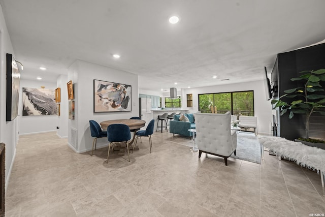 5371 Central Ave Unit 3C, Hot Springs, AR 71913 - living area with recessed lighting and baseboards