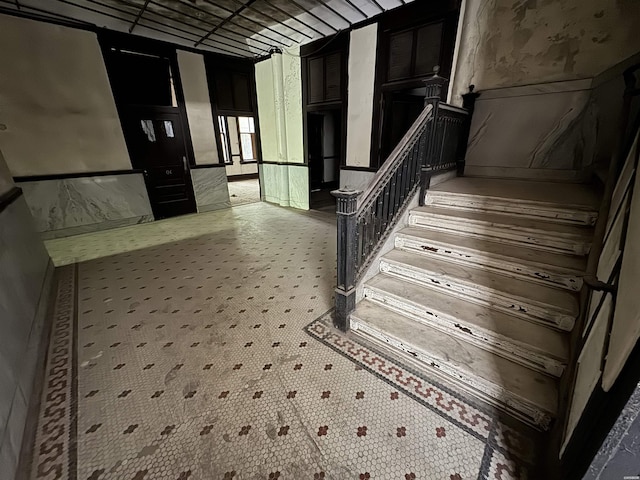 corridor with stairway