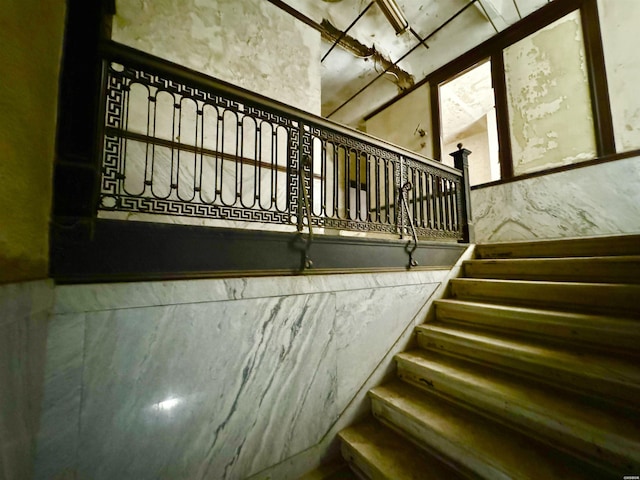 view of staircase