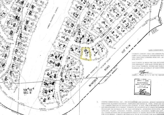 12 Tomelloso Way, Hot Springs Village AR, 71909 land for sale