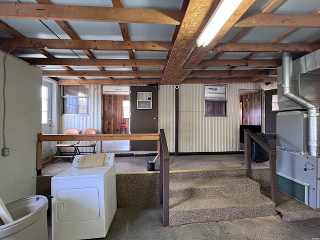 130,133,150 Treasure Isle Road, Hot Springs, AR 71913 - basement featuring washer / clothes dryer