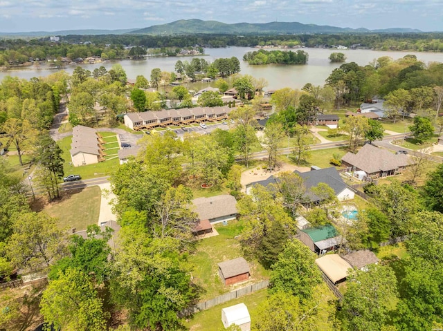 1204 Marion Anderson Rd, Hot Springs, AR 71913 - bird's eye view with a water view