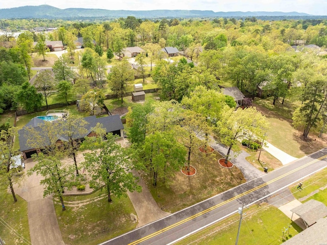 1204 Marion Anderson Rd, Hot Springs, AR 71913 - aerial view featuring a wooded view