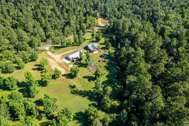 aerial view with a view of trees