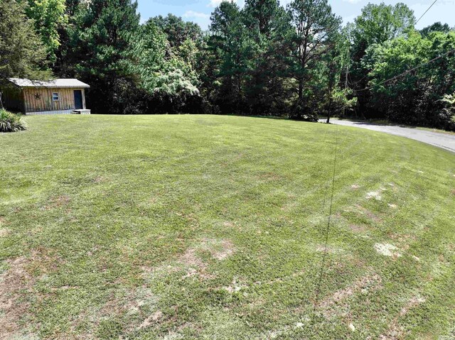 21 Chris Rd, Amity, AR 71921 - view of grassy yard with an outbuilding