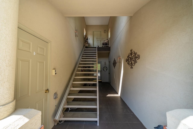 518 Amity Rd Unit E4, Hot Springs, AR 71913 - stairs featuring tile patterned flooring