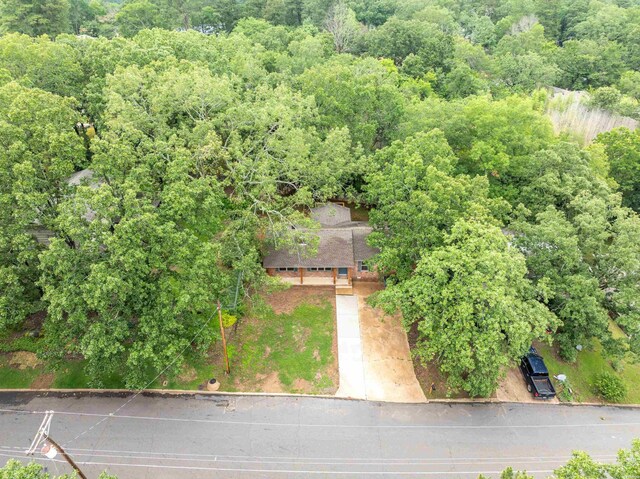 101 Southern Hills Dr, Hot Springs, AR 71913 - view from above of property with a forest