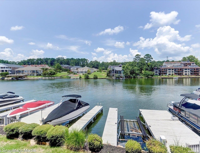 182 Villa Pointe Pt Unit B, Hot Springs, AR 71913 - dock featuring a water view