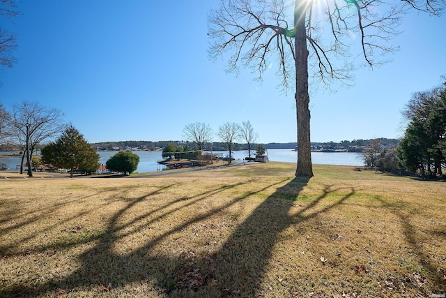 210 Aberina St Unit C-5, Hot Springs, AR 71913 - view of grassy yard featuring a water view