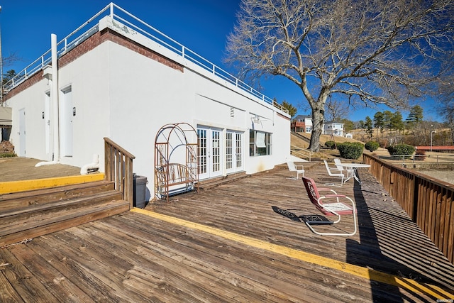 210 Aberina St Unit C-5, Hot Springs, AR 71913 - deck featuring french doors