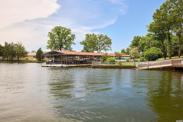 210 Aberina St Unit C-5, Hot Springs, AR 71913 - water view featuring a dock and boat lift