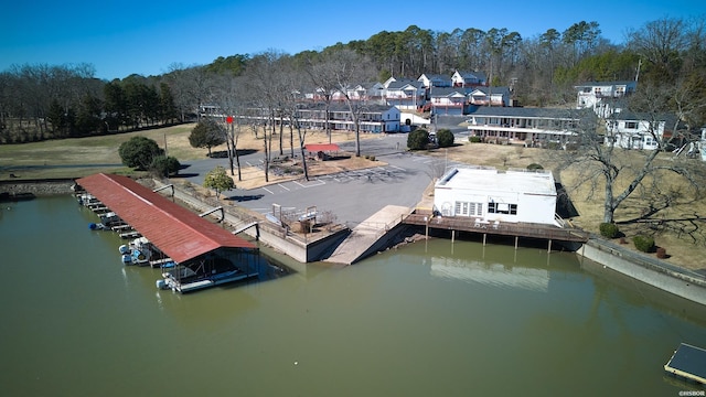 210 Aberina St Unit C-5, Hot Springs, AR 71913 - dock featuring a water view and a view of trees