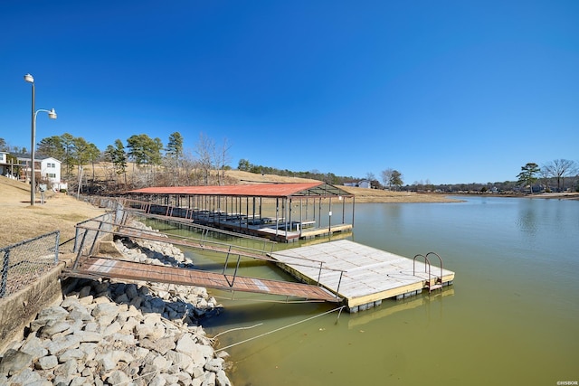 210 Aberina St Unit C-5, Hot Springs, AR 71913 - dock featuring a water view