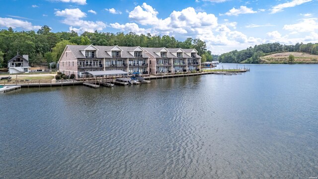 532 Grand Point Dr Unit C1, Hot Springs, AR 71901 - exterior space featuring a water view