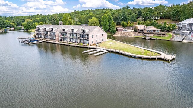 532 Grand Point Dr Unit C1, Hot Springs, AR 71901 - birds eye view of property with a water view