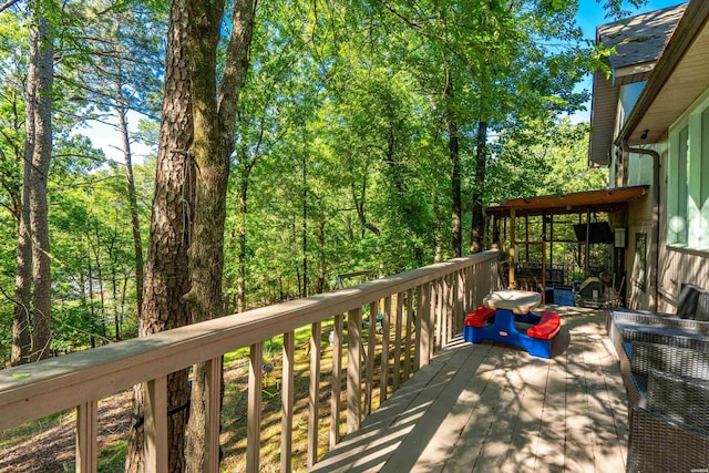 view of deck