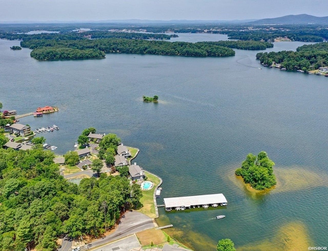 400 Farr Shores Dr Unit 15F, Hot Springs, AR 71913 - aerial view with a water view