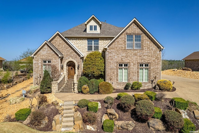 116 Lake Forest Shores Dr, Hot Springs, AR 71913 - view of front of house featuring stone siding and brick siding