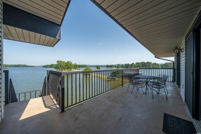 5371 Central Ave Unit 6J, Hot Springs, AR 71913 - balcony with a water view
